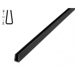 TRIM - PLASTIC CHANNEL 15.45 INCH SIDE