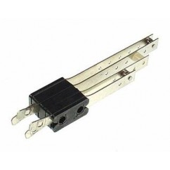 Flipper cabinet leaf switch - dual contact