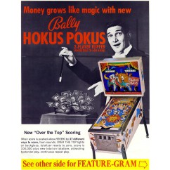 Hocus Pokus 1976 (Bally) Rubber Kit BLACK