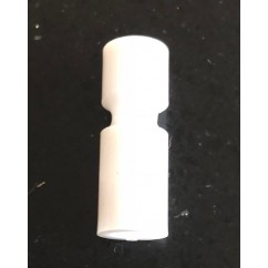 Narrow Plastic Post 1-1/16" Tall White