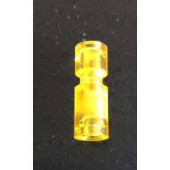 Narrow Plastic Post 1-1/16" Tall Yellow