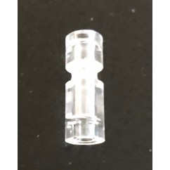 Narrow Plastic Post 1-1/16" Tall Clear