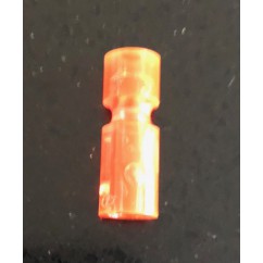 Narrow Plastic Post 1-1/16" Tall Fluorescent Orange