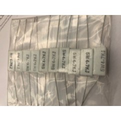 resistor 4.7k 5w 5% pack of ten 