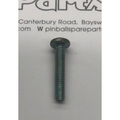 Machine screw 6-32 thread x 7/8" long phillips pan head