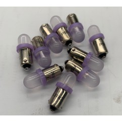 PSPA 44 / 47 FROSTED LED  PURPLE pack of ten 