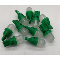 PSPA 555 GREEN FROSTED LED pack of ten 