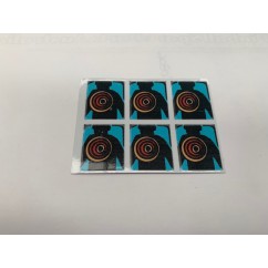 Lethal Weapon 3 target decals (Set of Six)