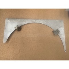 Metal white  Apron  Used and Untested parts 