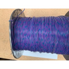 wire 22 g  purple and blue