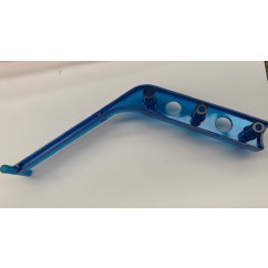 Plastic flipper return lane guide Blue 