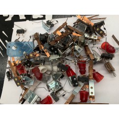 BULK LOT OF PINBALL mixed USED parts mircoswich / s 