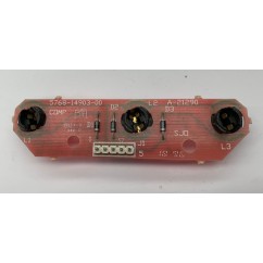 3 lamp pcb assembly RED 