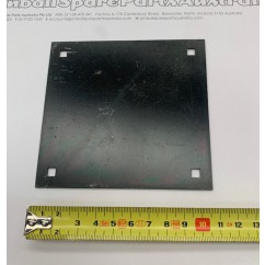 Metal lock plate  square 