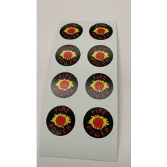 FIREPOWER TARGET DECAL SET ( red ) 