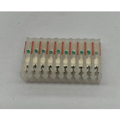 10 R CONNECTOR IDC mt/thru  22/.100