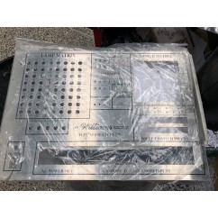 williams test bench plate Lamp matrix 