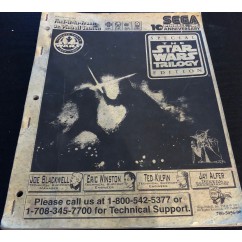 Star Wars Trilogy USED manual 
