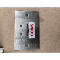 coin door plate cover