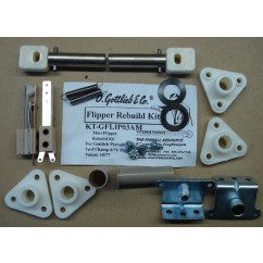 MINI FLIPPER REBUILD KIT FOR Gottlieb Surf Champ 8/76 to Vulcan 10/77