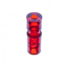 Narrow Plastic Post 1-1/16" Tall Red