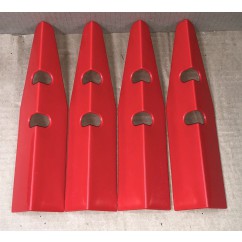 Leg Protector set of 4 red