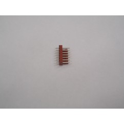 7h str sq pin .100 solid tab connector