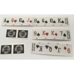 WORLD POKER TOUR target decals 