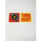 Corvette TURBO BOOST Spinner Decal