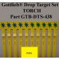 TORCH (GOTTLIEB) DROP TARGET SET (10)
